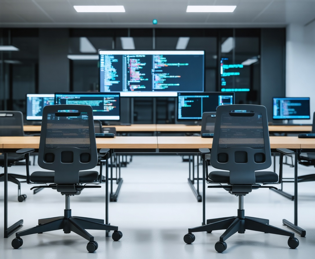 Moderner Schulungsraum mit modernster IT-Ausstattung