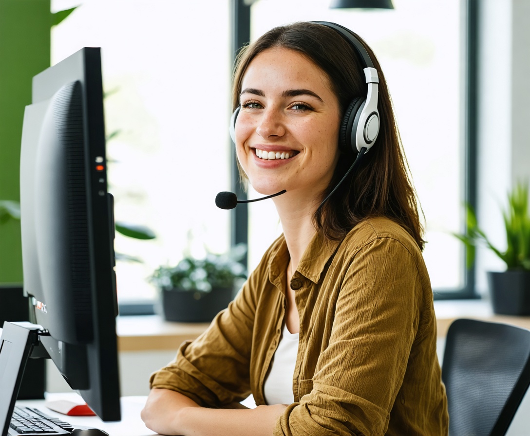 Unsere freundliche Mitarbeiterin vom Student Success Team